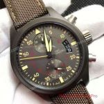 Replica IWC Pilot's Watch Chronograph Top Gun Miramar - IW389002 Anthracite Dial